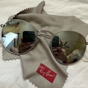 Rayband Round Flash Lenses
